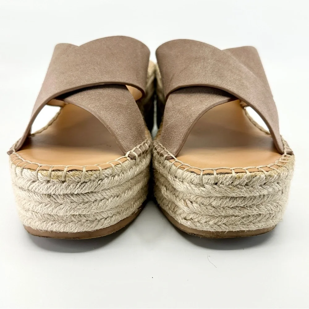 Splendid Luisa Platform Espadrille Sandal Women’s Size 11 Leather Suede Upper